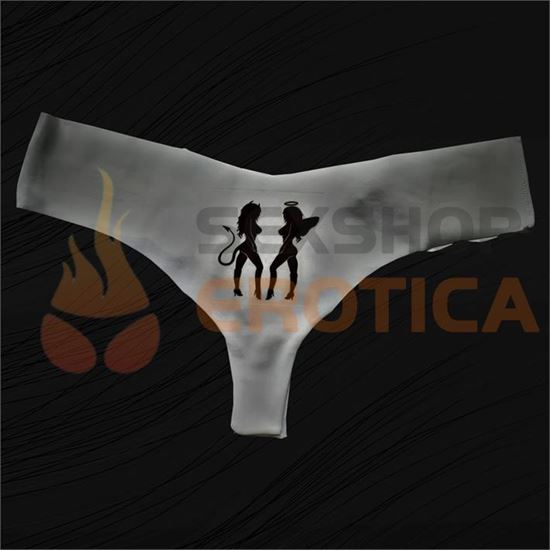 Tanga Cocot demonio y angel de pie
